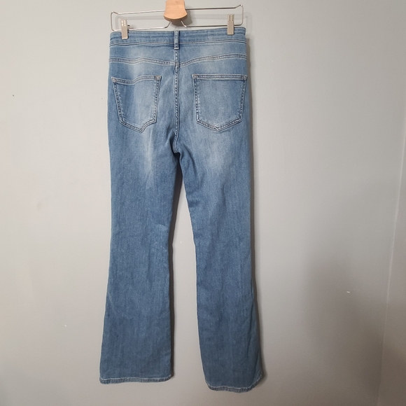 Anthropologie Pilcro High Waist Flared Button Fly Jeans - Picture 4 of 8